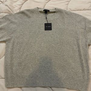 St.John Grey Wool Sweater Size L
